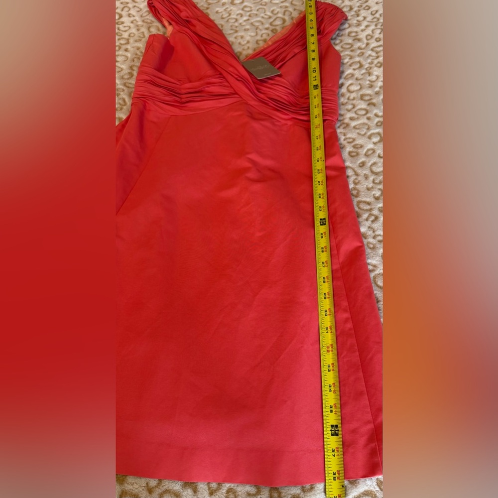 NWT Anthropologie Coral Midi Dress Ruched Crossing
Women’s Size: 10 - Picture 8 of 10